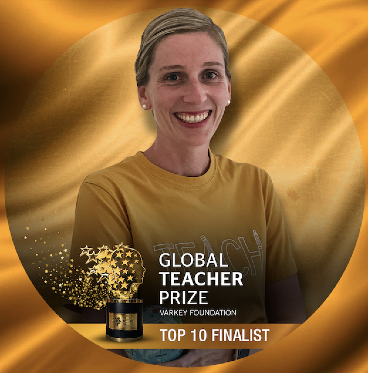 Breanna Heels Global Teacher Prize Photo