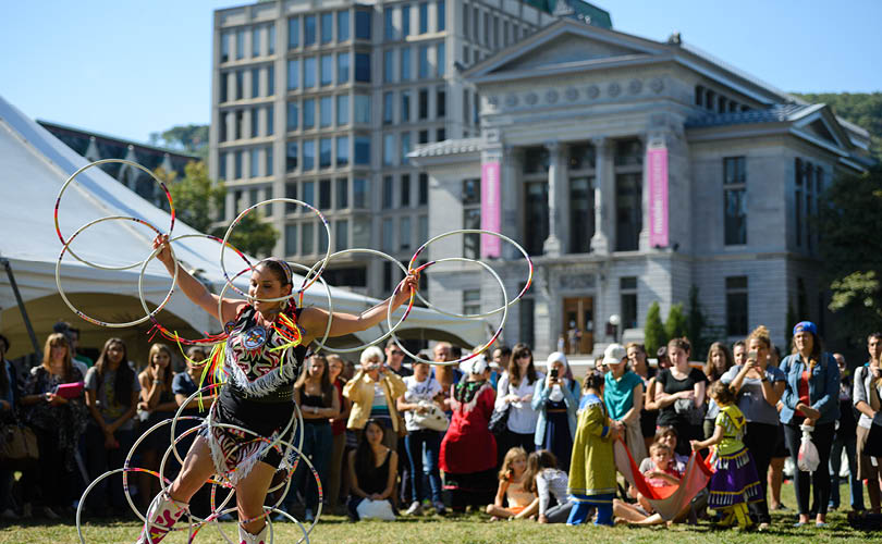 Photo from a recent McGill Pow Wow