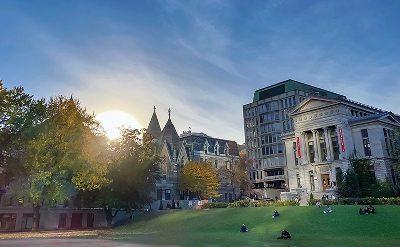 Photo of McGill lower campus