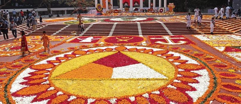 Flowery pavilion in Bangladesh