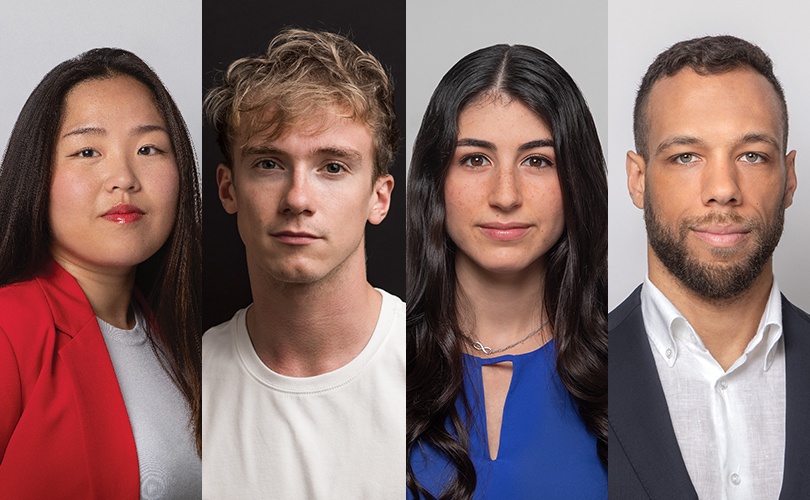 McGill students Hilary Lee, Charles Lowe, Rachel Korman and Balarama Holness