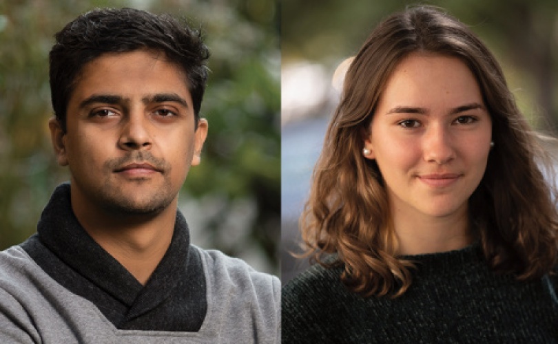 Bikram Poudel and Tasha Miller