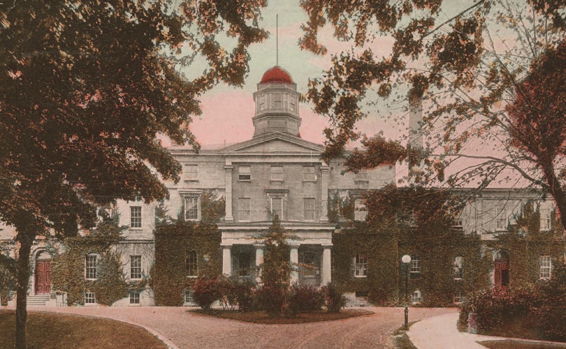 Vintage photo of the McCall MacBain Arts Building