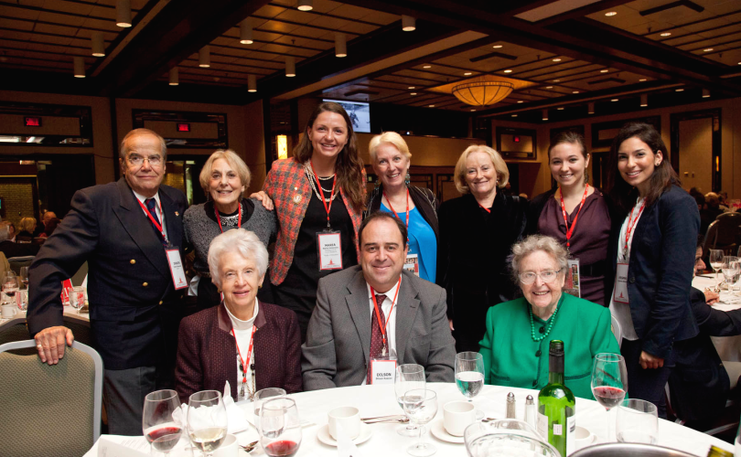 Mary Marsh, Dilson Rassier et plusieurs autres au déjeuner Leacock de McGill en 2013
