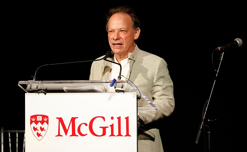Gala host and McGill alumnus Adam Gopnik