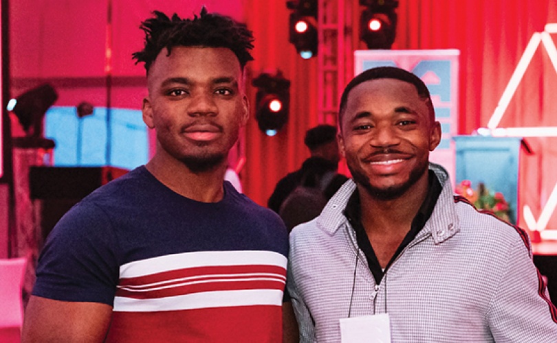 Volunteers at a McGill event