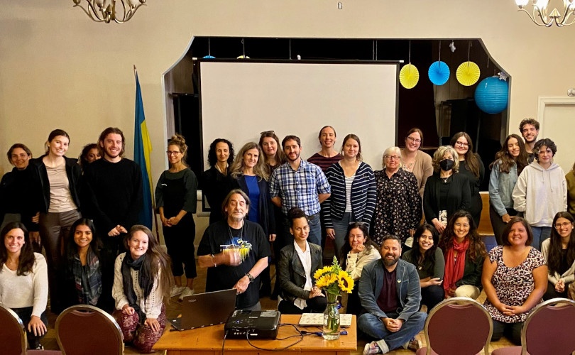 Volunteers with the Ukrainian Aid Initiative.