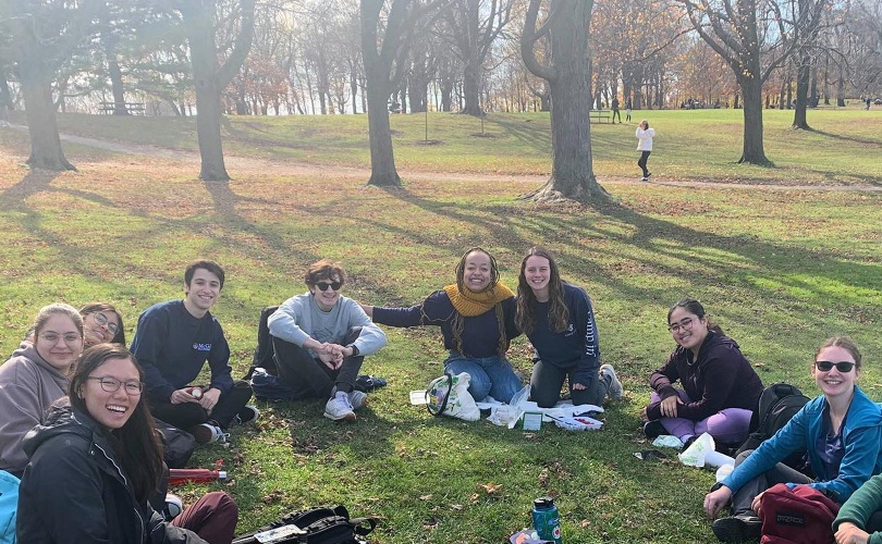 Members of the McGill Diversity in Math club