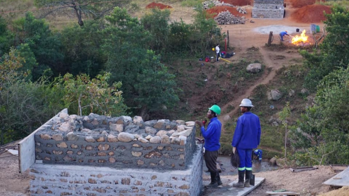Engineers in Action bridge construction site