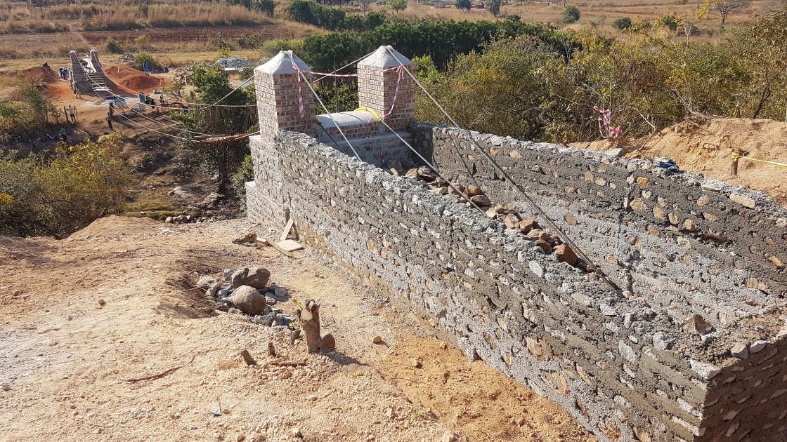 Engineers in Action bridge construction site