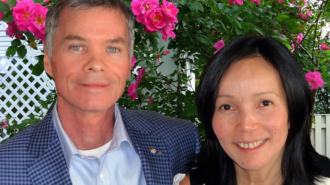 ROBERT KLEPKO, a McGill graduate with his wife, Lan