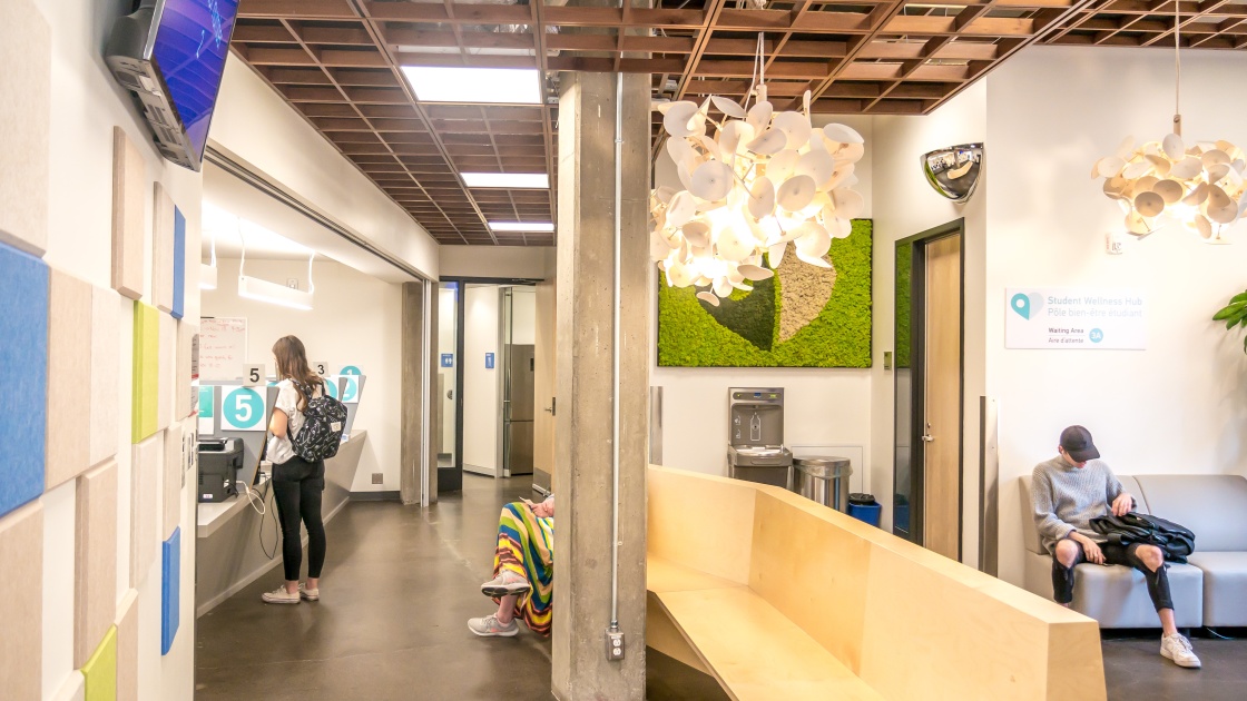 McGill Student Wellness Hub reception 