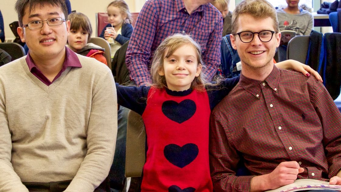 McGill students with Heart of the City piano participants 
