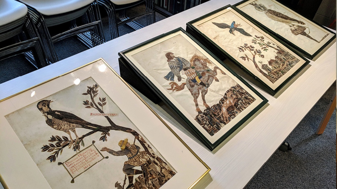 Photo of excerpts of The Feather Book