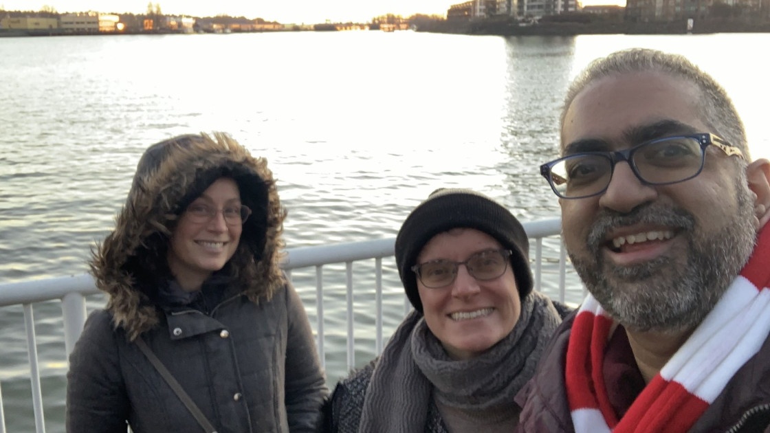 Bobby Umar and two friends