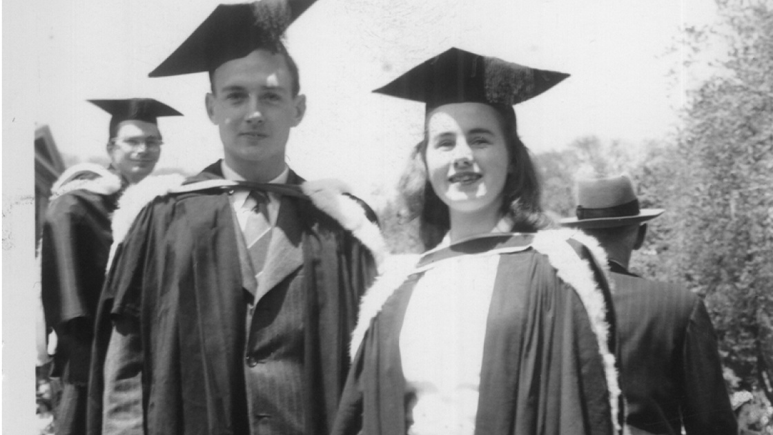 Frank and Daphne Trasler, 1948