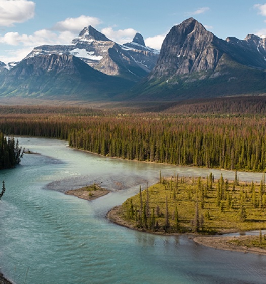 Image of mountains and lake