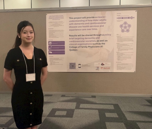 Ting Wang présente ses recherches.